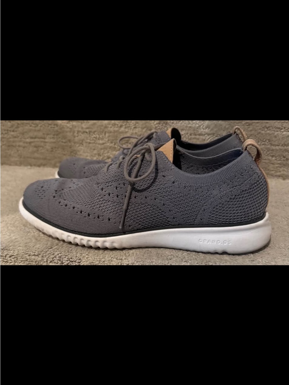 Cole Haan Men's Gray Knit 9.5